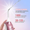 Picture of ATMOKO Water Flosser Cordless, Portable Dental Oral Irrigator for Teeth, 3 Modes and 8 Jet Tips, IPX7 Waterproof, USB Charged 4 Hrs for 30-Days Use, Home, Travel, Braces, Bridges Care, Pink