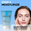 Picture of La Roche-Posay Acne Skin Care Set | Toleriane Double Repair Matte Moisturizer 75ml & Effaclar Medicated Gel Cleasner 100ml | Gel Moisturizer with Niacinamide & Acne Cleasner with Salicylic Acid