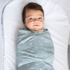 Picture of HALO 100% Cotton Sleepsack Swaddle, 3-Way Adjustable Wearable Blanket, TOG 1.5, Birds, Newborn, 0-3 Months