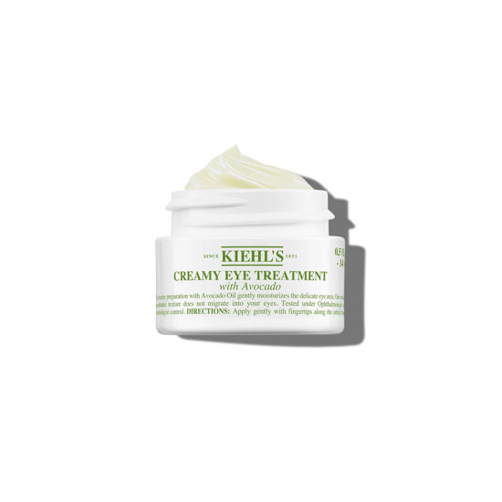 Picture of Kiehl's Avocado Eye Treatment, Nourishing and Hydrating Eye Cream, Avocado Oil and Caffeine to Energize and Invigorate Dry, Tired Eyes, 99% Naturally Derived Formula - 0.5 fl oz