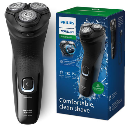 Picture of Philips Norelco Shaver 2400, Rechargeable Cordless Electric Shaver with Pop-Up Trimmer, X3001/90