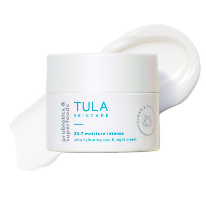 Picture of TULA Skin Care 24-7 Moisture Intense Ultra Hydrating Day & Night Cream - Ultra Nourishing Moisturizer for Face. Soothe Skin, Maintain Skin Balance & Improve Skin Smoothness, 1.5 oz.