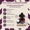 Picture of Root Touch Up Powder by Style Edit | Medium Brown Hair Color Coverage for Grays and Roots | Mineral-Infused Binding Hairline Concealer | 0.13 oz. Tub