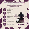 Picture of Root Touch Up Powder for Black Hair by Style Edit | Cover Color Grays and Roots Coverage Concealer Mineral Infused Binding Hairline