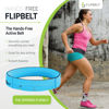 Picture of FlipBelt Running & Fitness Workout Belt, Aqua, X-Large