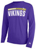 Picture of New Era mens NFL Measured Dri-Tek Long Sleeve Pro Football Tagless T-Shirt, Minnesota Vikings Purple, XX-Large