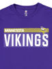 Picture of New Era mens NFL Measured Dri-Tek Long Sleeve Pro Football Tagless T-Shirt, Minnesota Vikings Purple, XX-Large