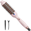 Picture of Wavytalk Thermal Brush, 1 1/2 Inch Ionic Heated Round Brush Creates Blowout Look, Thermal Round Brush Makes Hair Shinier & Smoother, Dual Voltage, Easy to Use (Pink)