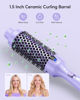 Picture of Wavytalk Thermal Brush, 1.5 Inch Ionic Heated Round Brush Creates Blowout Look, Thermal Round Brush Effortlessly Achieves Gorgeous Curls, Dual Voltage (Purple)