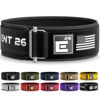 Picture of Self-Locking Weight Lifting Belt - Premium Weightlifting Belt for Serious Functional Fitness, Power Lifting, and Olympic Lifting Athletes - Training Belts for Men and Women (Small, Black Custom Patch)