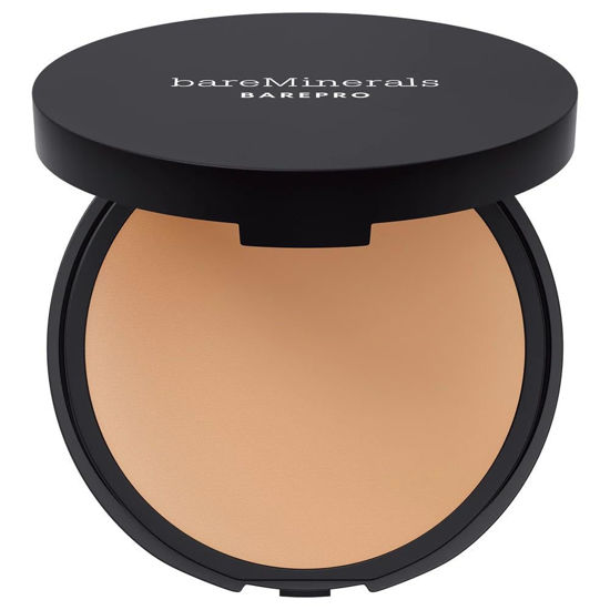 Picture of bareMinerals Barepro 16HR Skin-Perfecting Powder Foundation, Matte Pressed Powder Foundation Full Coverage with Plant-Based Squalene, Oil Control, Vegan