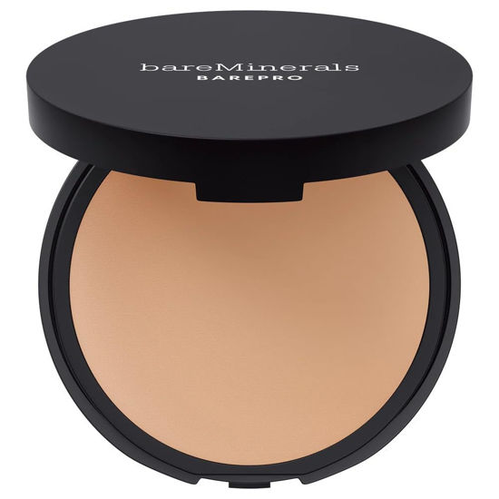 Picture of bareMinerals Barepro 16HR Skin-Perfecting Powder Foundation, Matte Pressed Powder Foundation Full Coverage with Plant-Based Squalene, Oil Control, Vegan