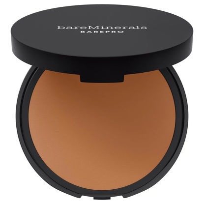 Picture of bareMinerals Barepro 16HR Skin-Perfecting Powder Foundation, Matte Pressed Powder Foundation Full Coverage with Plant-Based Squalene, Oil Control, Vegan