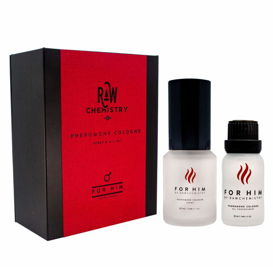 Picture of RawChemistry for Him Set - A Pheromone Infused Cologne Gift Set - Bold, Extra Strength Formula…