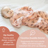 Picture of SleepingBaby Zipadee-Zip Transition Swaddle - Baby Swaddling Blanket with Zipper Convenience - Roomy Baby Wearable Blanket for Easy Diaper Changes - Cozy Cub, Large (12-24 Month)