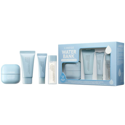 Picture of LANEIGE Water Bank Hydration Set: Hyaluronic Acid, Barrier-Boosting Hydration, Full Sized, Travel Sized