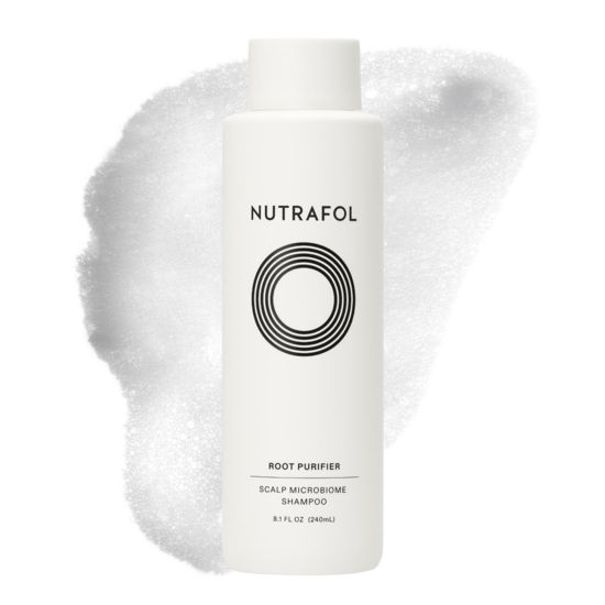 Picture of Nutrafol Shampoo, Cleanse and Hydrate Hair and Scalp, Improves Hair Volume, Strength and Texture, Physician-formulated for Thinning Hair, Color Safe, Sulfate Free - 8.1 Fl Oz Bottle