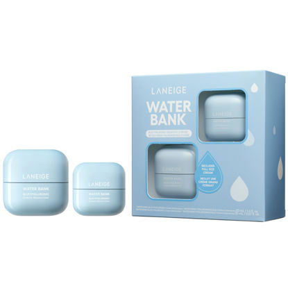 Picture of LANEIGE Water Cream Duo Set: Hyaluronic Acid, Barrier-Boosting Hydration, Full Sized, Travel Sized