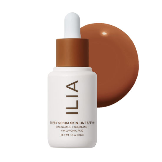 Picture of ILIA - Super Serum Skin Tint SPF 40 | Non-Comedogenic, Vegan, LIghtweight to Help Against Blue Light, + Pollution while Hydrating, Smoothing, + Refining (Jardin ST16.5, 1 fl oz | 30 ml)