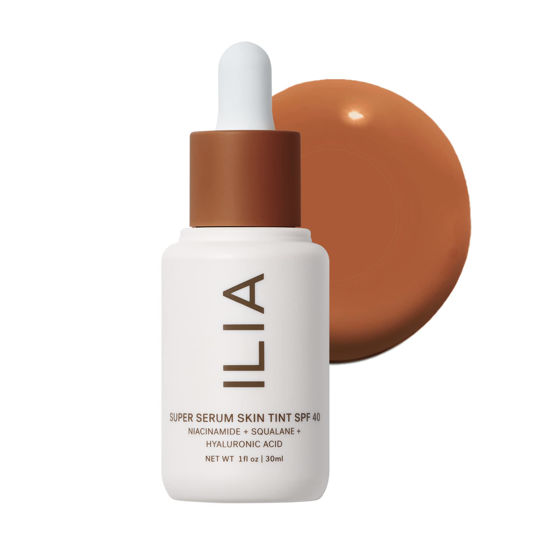 Picture of ILIA - Super Serum Skin Tint SPF 40 | Non-Comedogenic, Vegan, LIghtweight to Help Against Blue Light, + Pollution while Hydrating, Smoothing, + Refining (Pavones ST16, 1 fl oz | 30 ml)