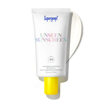 Picture of Supergoop! Unseen Sunscreen - SPF 40 - Invisible, Broad Spectrum Face Sunscreen - Weightless, Scentless, and Oil Free - For All Skin Types and Skin Tones - 2.5 fl oz