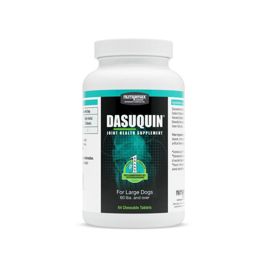 Picture of Nutramax Laboratories Dasuquin Joint Health Supplement for Large Dogs - With Glucosamine, Chondroitin, ASU, Boswellia Serrata Extract, and Green Tea Extract, 84 Chewable Tablets