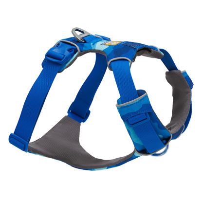 Picture of Ruffwear, Front Range Dog Harness, Reflective and Padded, No Pull Harness for Training and Everyday, Coastal Mountains, XX-Small