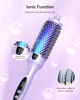 Picture of Wavytalk Thermal Brush, 1.5 inch Heated Round Brush for Blowout Look, Negative Ion Technology, Ceramic Tourmaline, 5 Temperature Settings, Dual Voltage, Purple