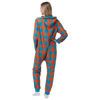 Picture of foco NFL Plaid One Piece Pajamas - M