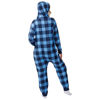 Picture of FOCO Tennessee Titans NFL Plaid One Piece Pajamas - XL