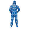 Picture of FOCO Indianapolis Colts NFL Mens Ugly Pattern One Piece Pajamas - S