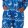 Picture of FOCO Indianapolis Colts NFL Mens Ugly Pattern One Piece Pajamas - S