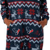 Picture of FOCO Houston Texans NFL Mens Ugly Pattern One Piece Pajamas - XL