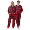 Picture of FOCO Arizona Cardinals NFL Plaid One Piece Pajamas - M