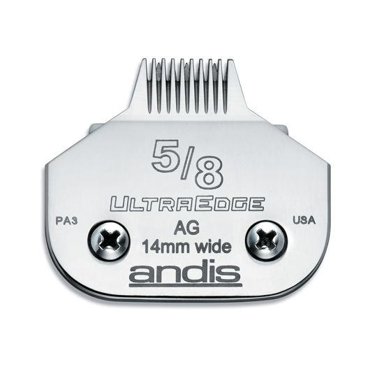 Picture of Andis 64960 Carbon-Infused Steel UltraEdge Narrow Cut Dog Clipper Blade, Size-5/8, 1/32-Inch Cut Length