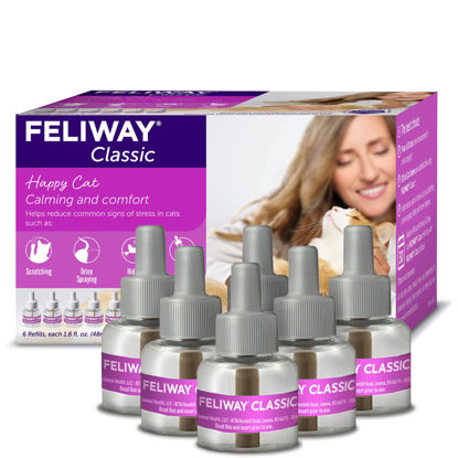 Picture of FELIWAY Classic Cat Calming Pheromone, 30 Day Refill - 6 Pack