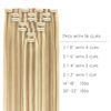 Picture of WENNALIFE Seamless Clip In Hair Extensions, 14 Inch 7pcs 130g Light Blonde Highlighted Golden Blonde Hair Extensions Clip In Real Human Hair Extensions Clip In Invisible PU Weft Human Hair Extensions