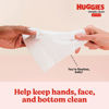 Picture of Huggies Simply Clean Fragrance-Free Baby Wipes, Unscented Diaper Wipes, 1 Flip-Top Pack (64 Wipes Total)