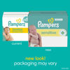 Picture of Pampers Sensitive Baby Wipes, Water Based, Hypoallergenic and Unscented, 1 Flip-Top Pack (56 Wipes Total)