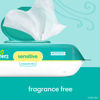 Picture of Pampers Sensitive Baby Wipes, Water Based, Hypoallergenic and Unscented, 1 Flip-Top Pack (56 Wipes Total)