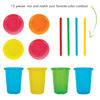 Picture of The First Years Take & Toss Toddler Straw Cups - Spill Proof and Dishwasher Safe Toddler Cups with Straws - Toddler Feeding Supplies - 10 Oz - 4 Count