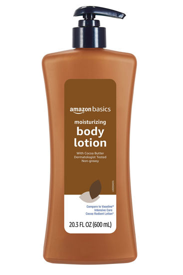 Picture of Amazon Basics Cocoa Butter Body Lotion, Lightly scented, 20.3 fl oz