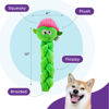 Picture of Outward Hound Nina Ottosson Twistiez Interactive Plush Dog Puzzle Dog Enrichment Toys Dog Treat Puzzle, Plush, Small, Green