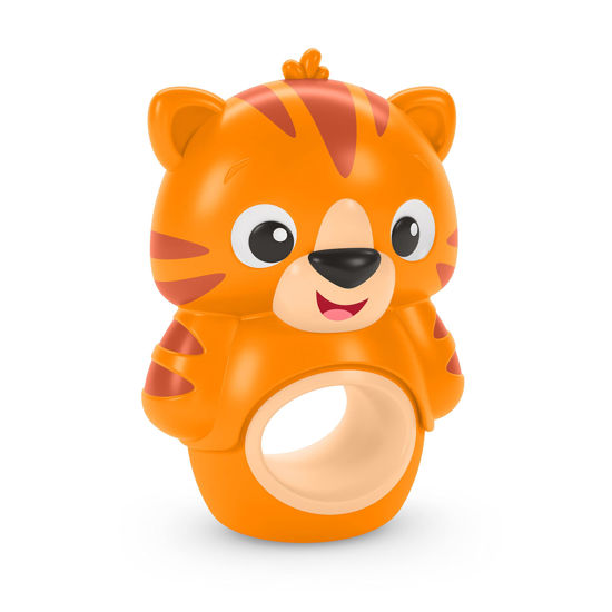 Picture of Baby Einstein Teethe & Wobble Tinker Tiger Teether Toy, BPA Free, for Cause and Effect Learning, Infants Ages 3 Months and Up