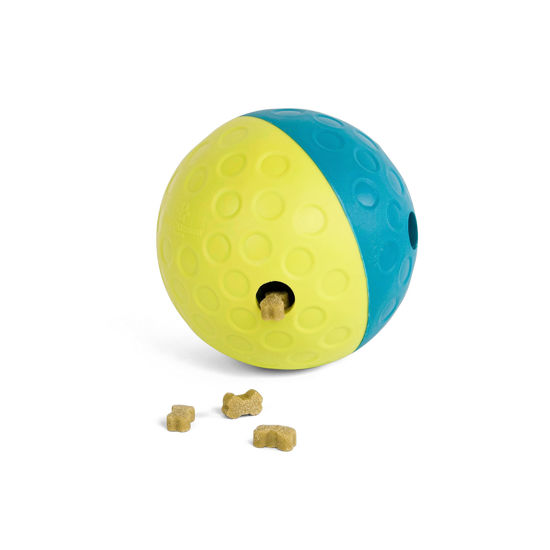 Picture of Outward Hound Nina Ottosson Treat Tumble Interactive Treat Ball Dog Puzzle Dog Enrichment Dog Toy, Level 1 Beginner, Blue, Small