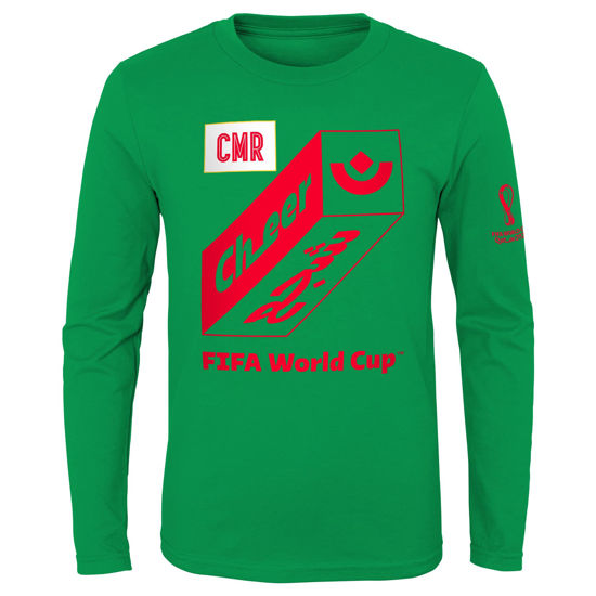 Picture of Outerstuff Mens FIFA World Cup Penalty Long Sleeve Tee, Kelly Green, Large