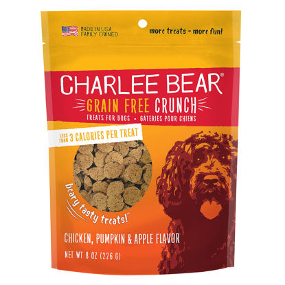 Picture of Charlee Bear Grain-Free Bear Crunch Chicken, Pumpkin & Apple Flavor - Net Wt 8 oz.