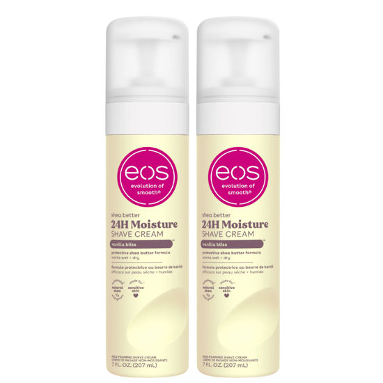 Picture of eos Shea Better Women's Shave Cream- Vanilla Bliss, Shea Butter Skin Care, Shaving Cream for Women, 14 fl oz, 2-Pack