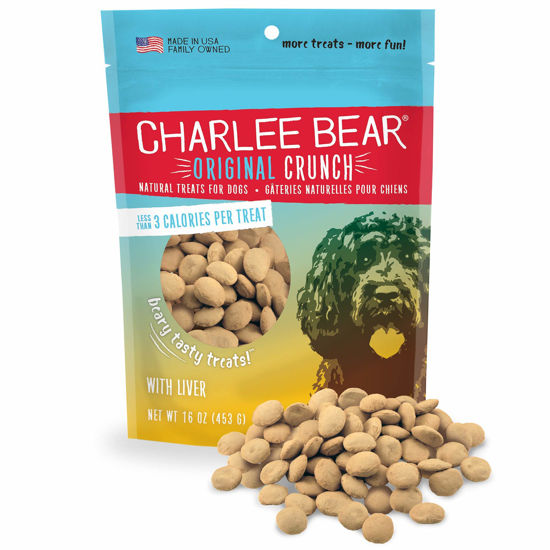 Picture of Charlee Bear Original Dog Treats, Chicken Liver, 16 oz