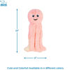 Picture of Best Pet Supplies OctoMutant Crinkle Plush Dog Toys for Interactive Play, Puppy and Senior Indoor Play, Colorful Octopus Toy Shape, Soft Head Stuffing, Cute and Cuddly - Pink